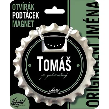 Otvírák Nekupto Otvírák na pivo, podtácek se jménem - Tomáš