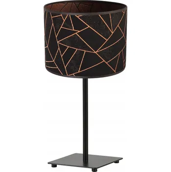 Stojací lampa Stolní lampa Werona 6, 1x černé textilní stínítko se vzorem, (výběr ze 4 barev konstrukce), c