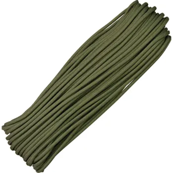 Vybavení pro přežití Padáková šňůra, 30 m, olivová, Parachute Cord
