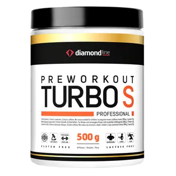 Anabolizér HiTec Nutrition Diamond line Turbo S preworkout 500g - pomeranč