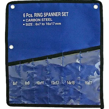 Autoklíč Obal Tetron 08 na dílenské klíče s čísly, 8-dílný, modrý