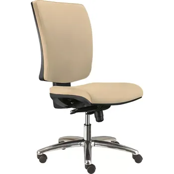 BOLZANO CR SYN židle kancelářská, koženka AN 096 - koženka béžová