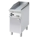 Grilovací deska 36x68 plynová chromovaná hladká s podestavbou | RM - FTL-94GS