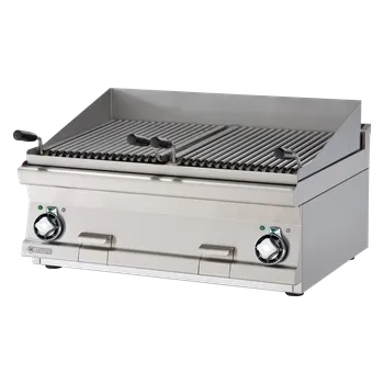 Kuchyňský gril Vodní gril elektrický ohřev nepřímý dvojitý 2x 38x43 bez podestavby 400 V | RM - CWT-68ET