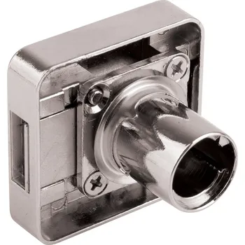 Nábytkové kování StrongLocks Zámek automatický se střelkou pro vyměnitelnou vložku 18mm středový (StrongLocks Zámek automatický se střelkou pro vyměnitelnou vložku 18mm středový)