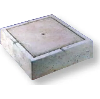 Kanalizační potrubí Betonový poklop B125 čtvercový na šachtovou rouru Wavin Basic 315, 400 Průměr: DN 400