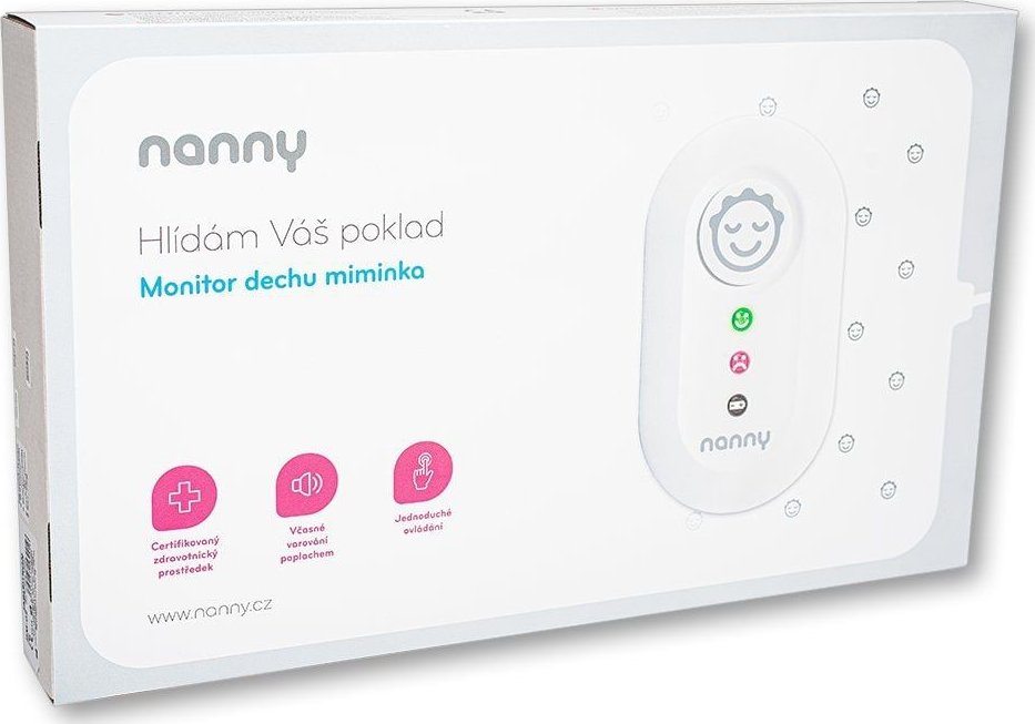 Jablotron Monitor dechu Nanny BM 02