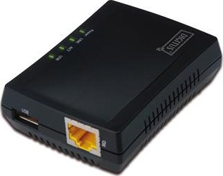 DIGITUS 1-Port USB 2.0 multifunkční síťový server/NAS