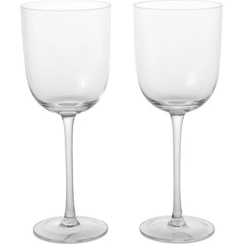 Sklenice Ferm Living, Skleničky na bílé víno Host průhledné 2 ks - Formadore