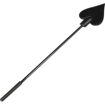 LateToBed BDSM Line Ace of Spades Riding Crop Black