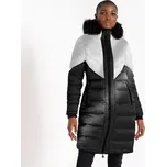 Dámský prošívaný kabát Dare2b SUPPRESSION stříbrná/černá 36