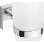 Sapho X-SQUARE sklenka, mléčné sklo, chrom, XQ903