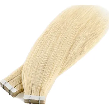 Příčesek Vlasové PU pásky tape in na prodlužování vlasů 30cm 613 - nejsvětlejší blond