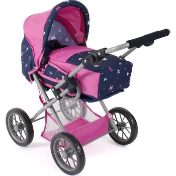 Kočárek pro panenku BAYER kočárek pro panenky Combi Leni 56033 Butterfly navy pink