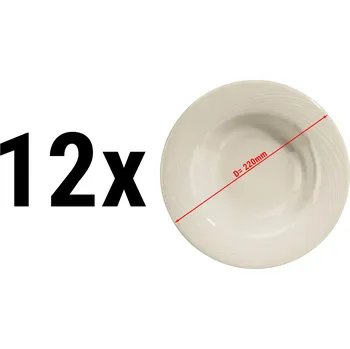 Talíř G.Gastro (12 Kusů) SEMPRE - Talíř hluboký - Ø 22 cm