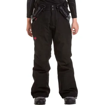 Snowboardové kalhoty Dívčí kalhoty Meatfly Girly Black 146