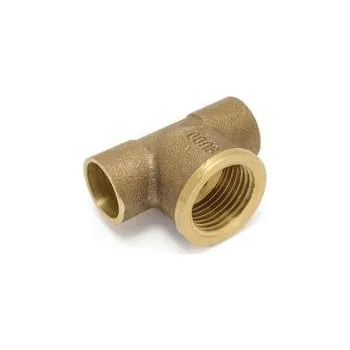 rozdělovač topení CU T-kus vnitřní závit 28 x 1/2" x 28 Conex Bänninger 13402 (Conex Bänninger 13402)