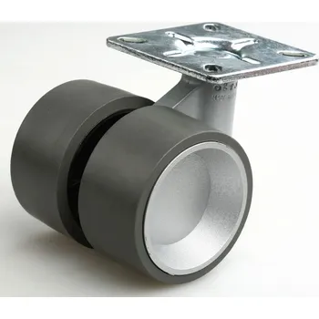 Nábytkové kování OGTM kolečko Formula 60mm hliník guma šedá (OGTM kolečko Formula 60mm hliník guma šedá)