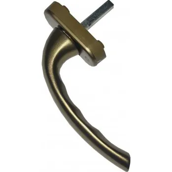 Okenní klika Klika okenní hliníková TOKYO, trn 7/37 mm, 45 st., F4 starobronz