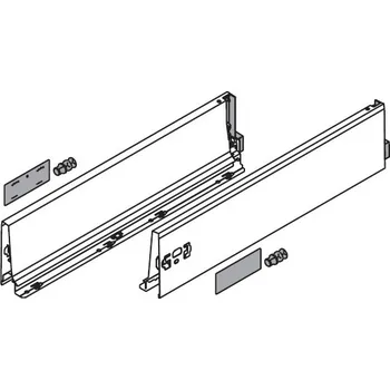 Nábytkové kování BLUM 378K5002SA Antaro, bočnice K 500mm, bílá, sada (BLUM 378K5002SA Antaro, bočnice K 500mm, bílá, sada)