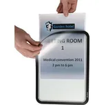 Prezentační kapsa "Magneto Solo", černá, magnetická, A4, DJOIS