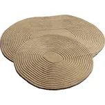 Bolia Koberec Zen Shaped 140x145, dark beige