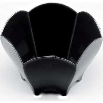 Jednorázové nádobí Gold Plast Finger food kelímek Tulipe 7 x 6,3 cm 70 ml (25 ks) Barva ubrousku: Černá