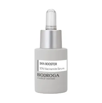 Pleťové sérum Biodroga Skin Booster 20% Niacinamide Serum zjemňující anti-age sérum pro rovnoměrný tón pleti 15 ml