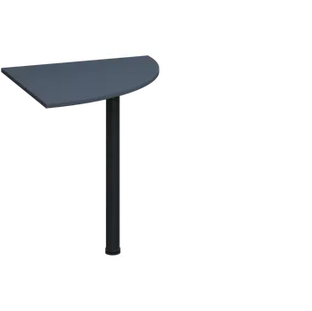 Stolová podnož ES 27 - 7 deska spojovací, kovová podnož černá, síla desky 25 mm, široká 700 mm, antracit