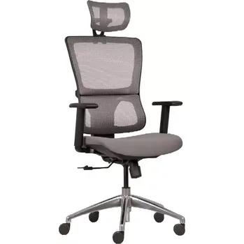 ALANIS židle kancelářská šedá