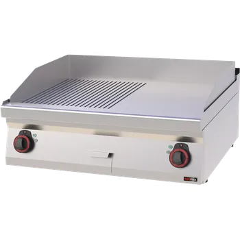 Kuchyňský gril Grilovací deska 80x51 elektrická kombinovaná bez podestavby 400 V | REDFOX - FTHR 70/08 E