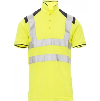 Pánská mikina Pánská reflexní polokošile Payper GUARD+ Barva: Žlutá Fluo/, Velikost: 5XL