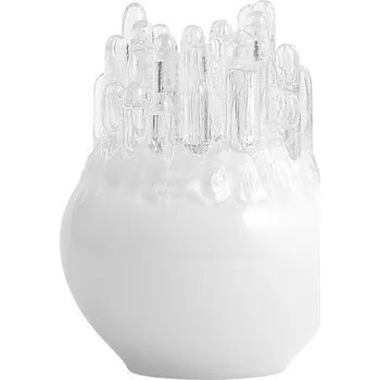 Svícen Kosta Boda, Stojan na čajovou svíčku Polar 19 cm bílý - Formadore