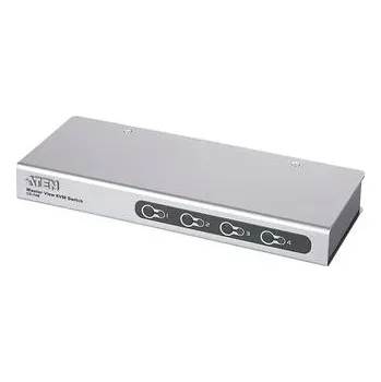 KVM přepínač ATEN 4-port slim KVM PS/2 , včetně kabelů