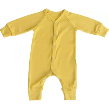 Dětský merino overal Žlutá 62/68