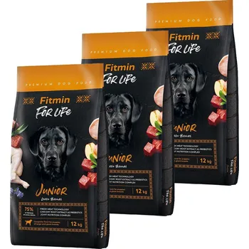 Krmivo pro psa Fitmin dog For Life Junior large breed 3 x 12 kg