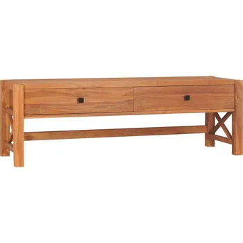 Televizní stolek vidaXL TV stolek 140 x 40 x 45 cm teakové dřevo [325267]