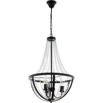 elektrický kabel BARNABY 1 HL/3 E27 SCHWARZ/KRISTALL