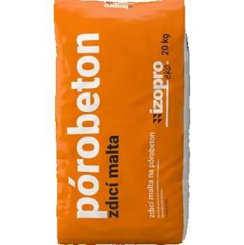 Průmyslové lepidlo Zdící malta na pórobeton Izopro eko