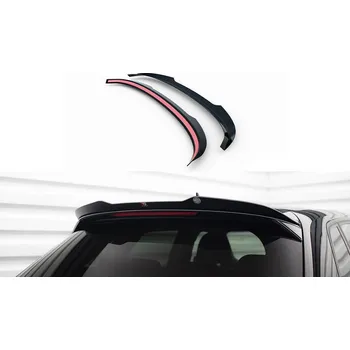 Tuning Prodloužení spoileru Audi A3 Sportback 8V Facelift černý lesklý plast