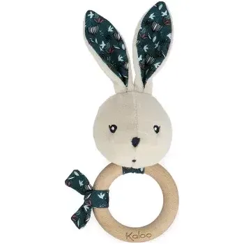 Kaloo Dřevěná hrkačka Zajíc K´Doux nature