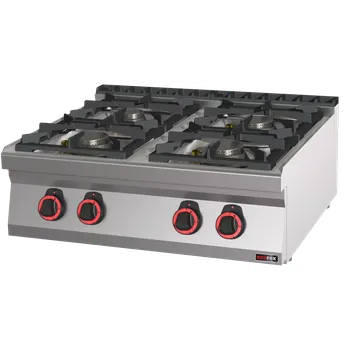 Sporák Sporák plynový 4x hořák bez podestavby | REDFOX - SP 70/08 G