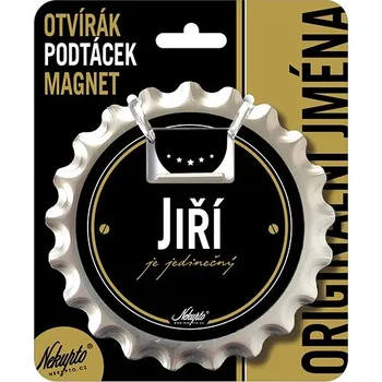 Otvírák Nekupto Otvírák na pivo, podtácek se jménem - Jiří