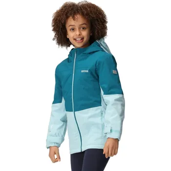 Dívčí bunda Dětská zateplená bunda Regatta HIGHTON IV tyrkysová 176