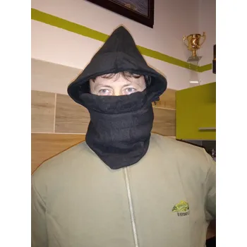 Rybářské oblečení Kukla černá zimní teplá