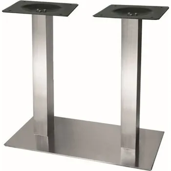 K-STRONG Stolová noha centrální 700x400 1100mm nerez (K-STRONG Stolová noha centrální 700x400 1100mm nerez)