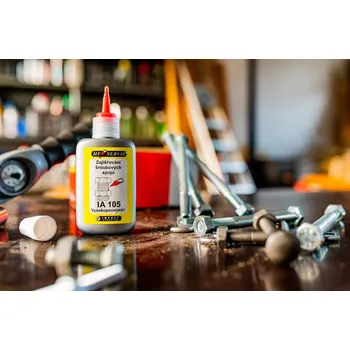 Průmyslové lepidlo HF IA 105/250g vysokopevnostní zajištění šroubů