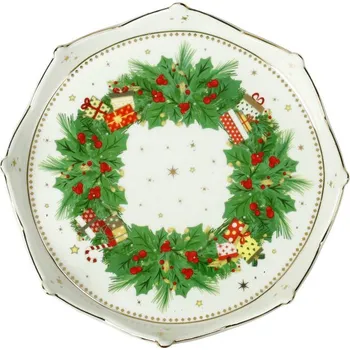 Tác/mísa 17cm ELFOMAGIA BRANDANI (barva - porcelán, bílá/červená/zelená)