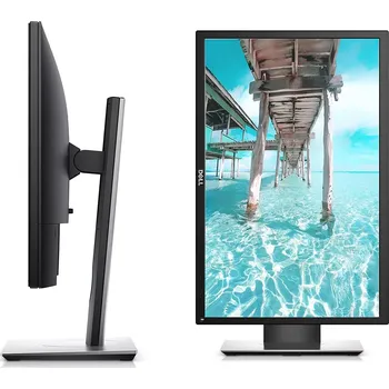Monitor Dell P2214HB Full HD 22" ( 22" LCD monitor LED, vynikající IPS panel v rozlišení: 1920 x 1080px FullHD, černý minimalistický design, poměr stran: 16:9, kontrast 1000:1, jas: 250cd/m2, doba odezvy: 8ms, DVI-D, VGA, DisplayPort, USB Hub, polohovatelný stoja
