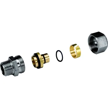 Fitinka Giacomini R187M Přechod z FE - vnější závit s adaptérem pro trubku z umělé hmoty